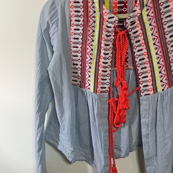 Glamorous Colorful Top Sz 4 - Picture 3 of 9